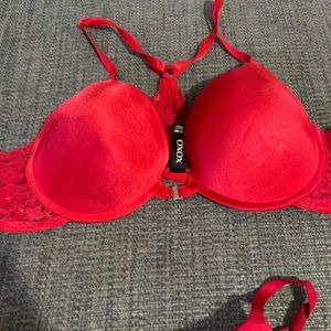 Red bra